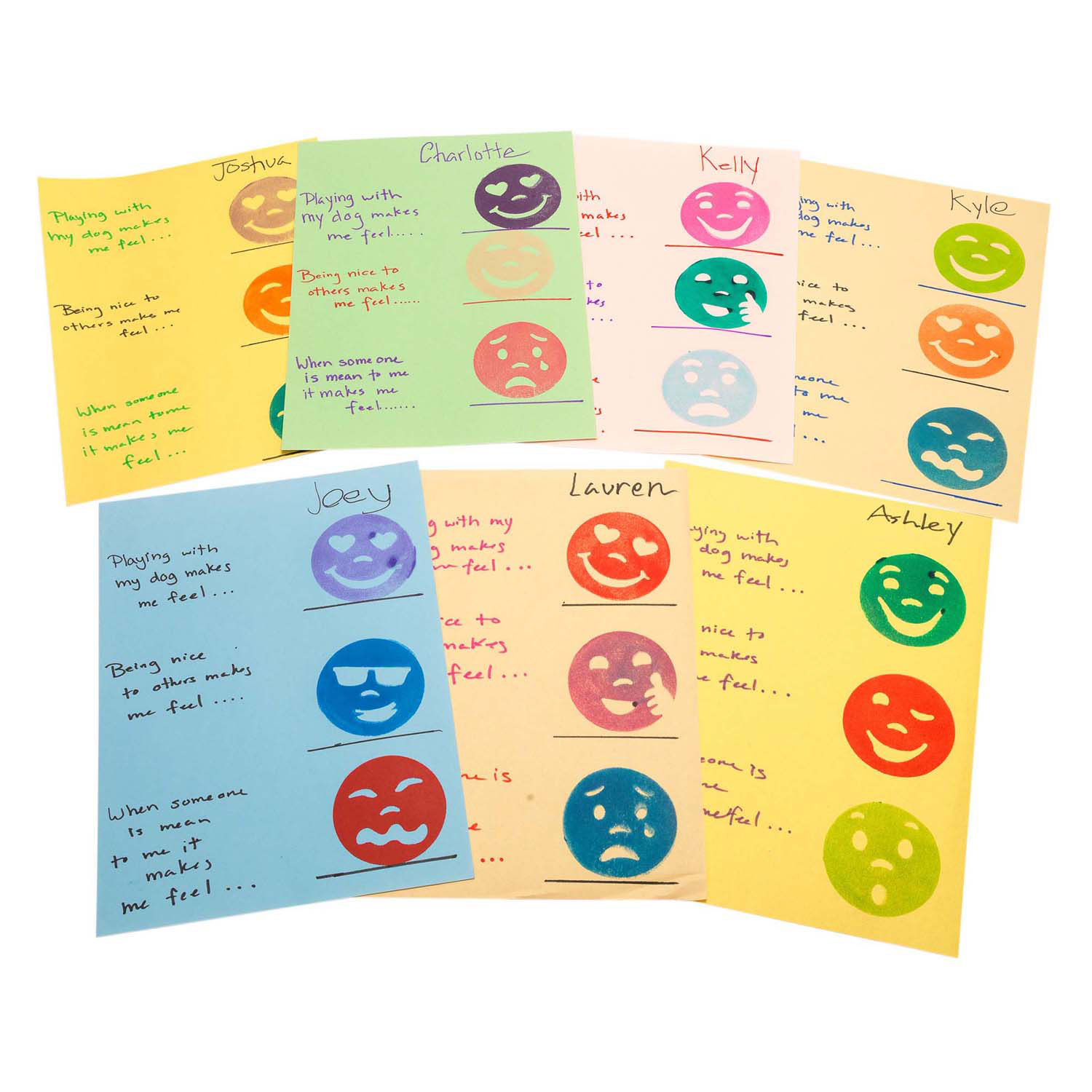 Colorations - Easy Grip Emotiestempels, 12st.