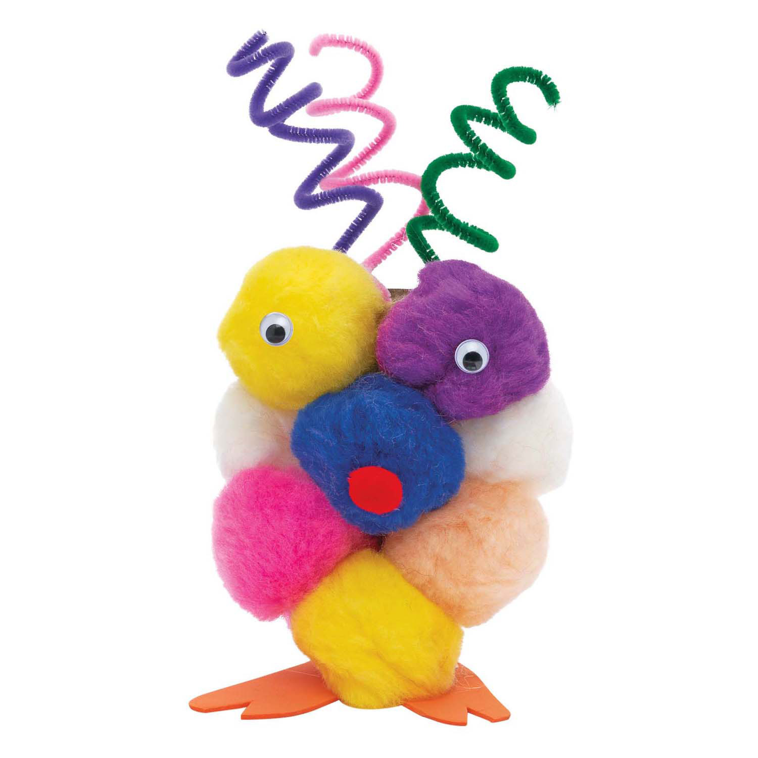 Colorations - Gekleurde Pompons 5cm, 50st.