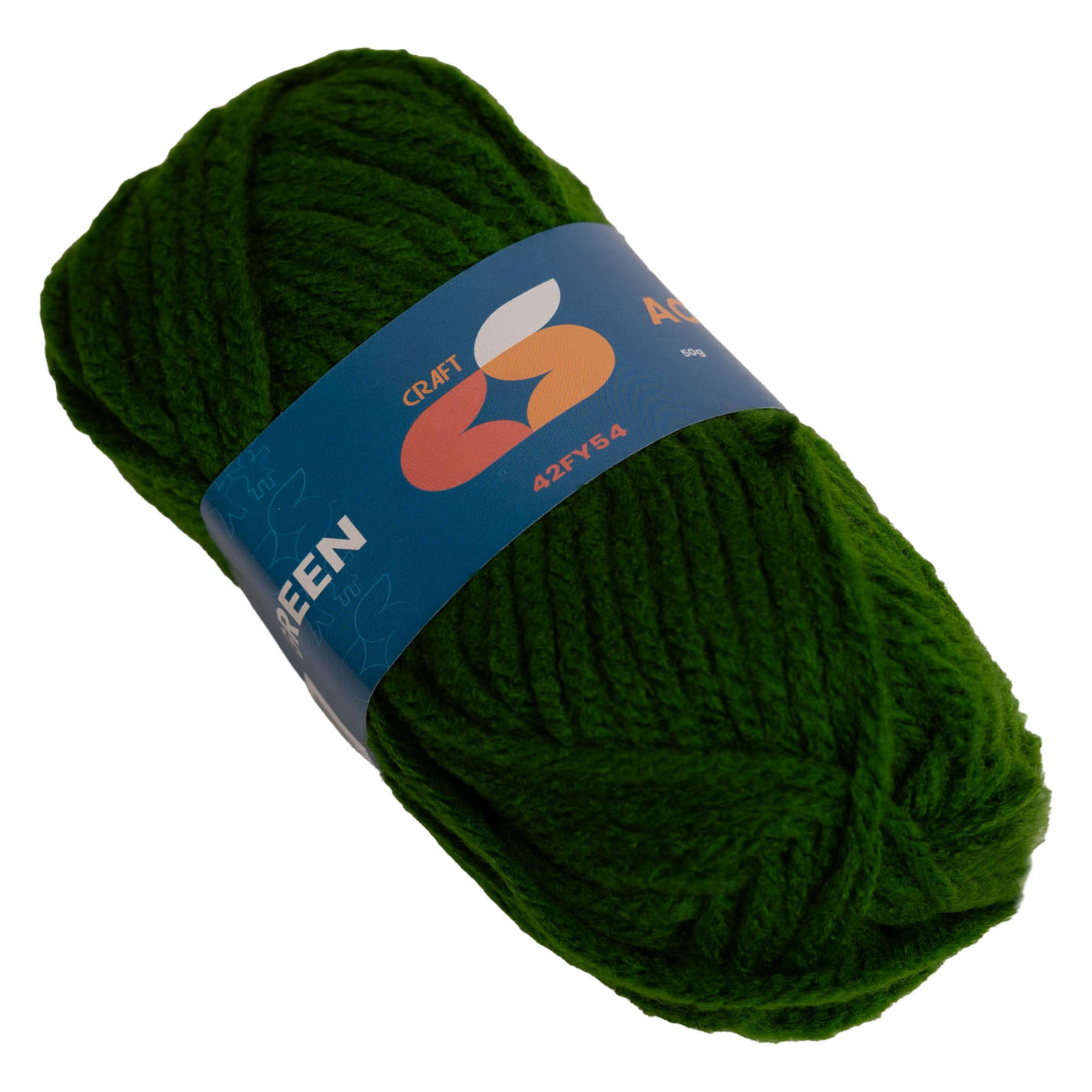 Colorations - Acrylgaren 4 mm - 50gr - Vert