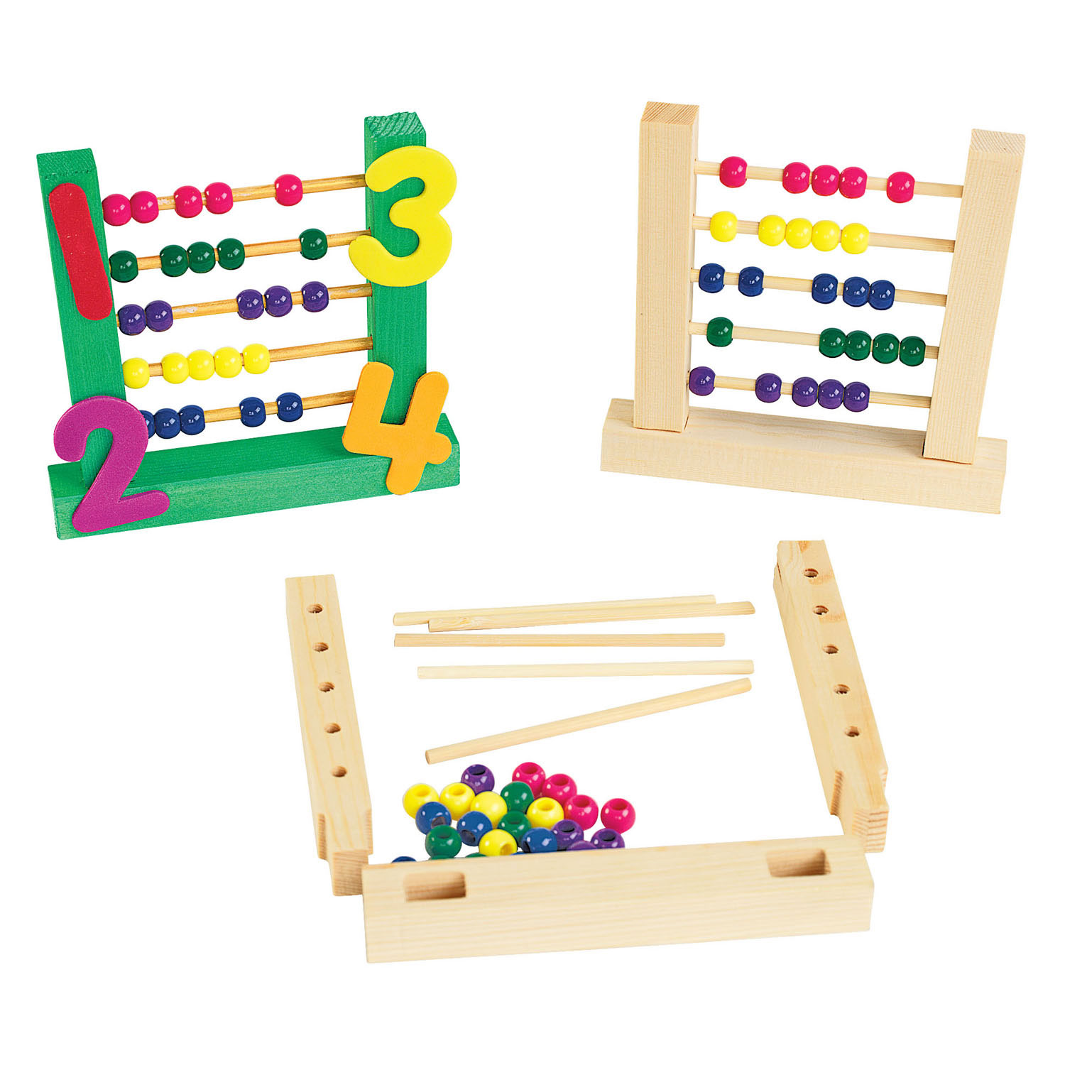 Colorations - Houten Telraam Knutselset