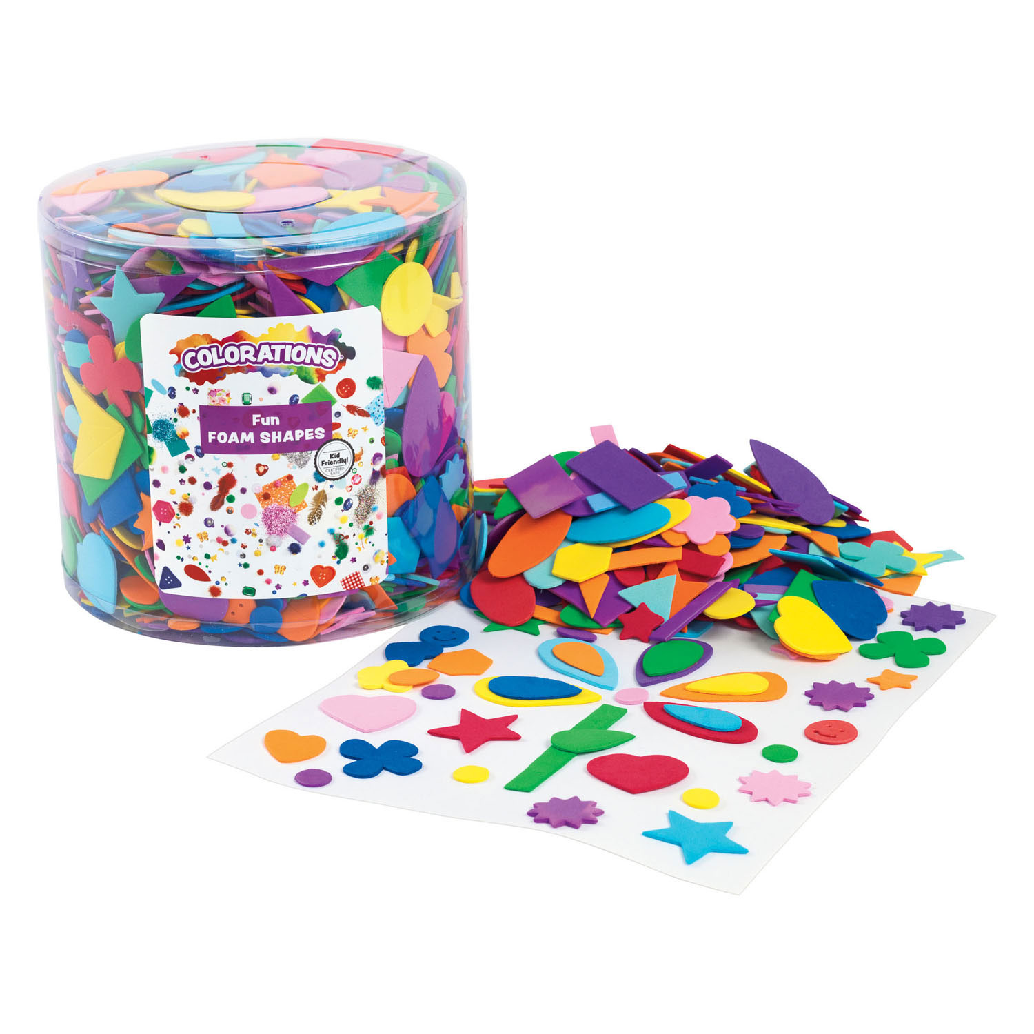 Colorations - Foam Knutselvormpjes - 227gr.