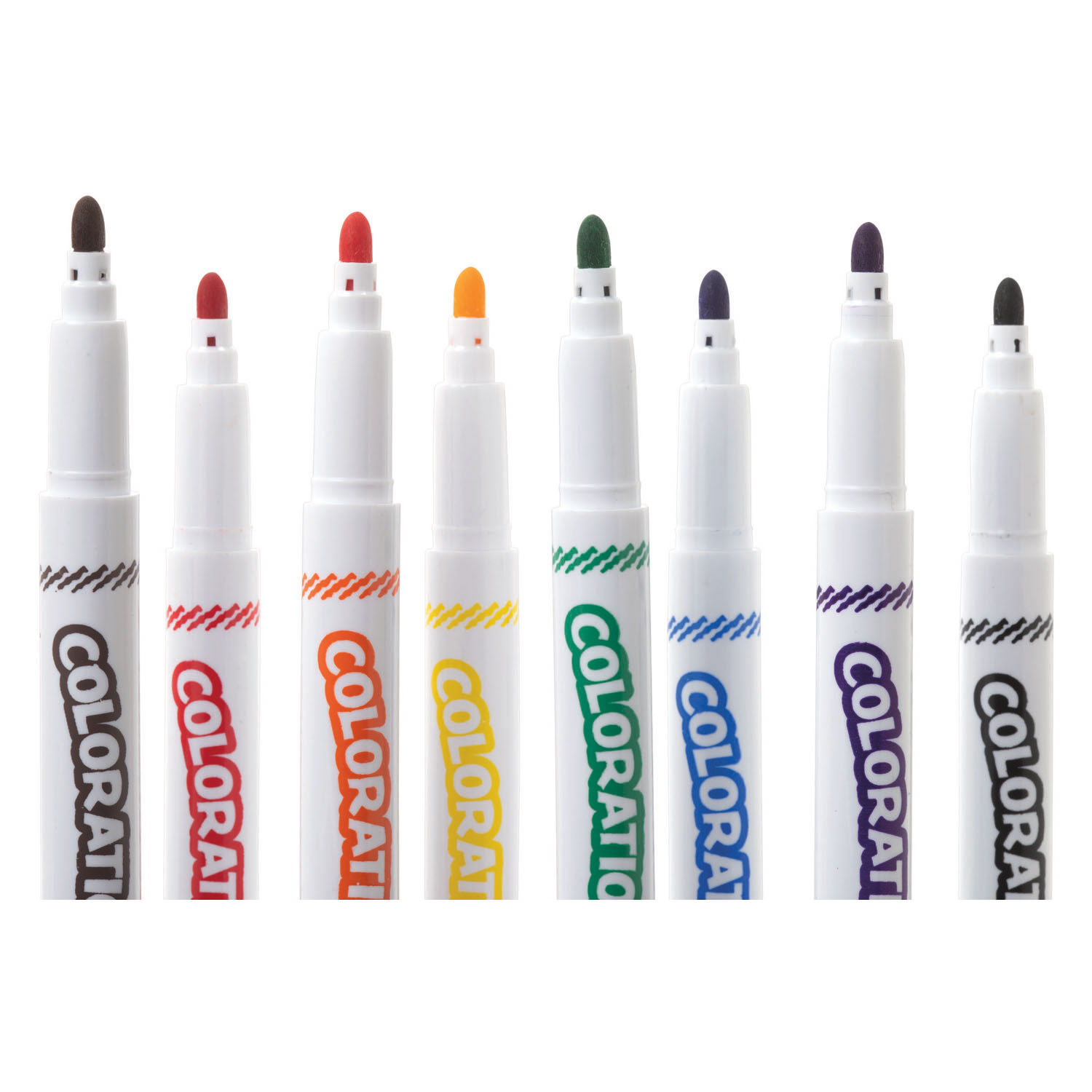 Uitwasbare Viltstiften, 8st.