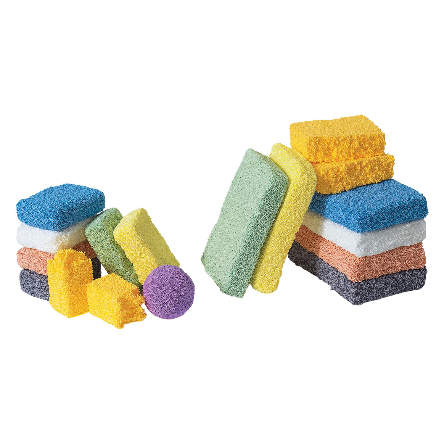 Colorations - Modelleer Foam Kralenklei - Set van 7