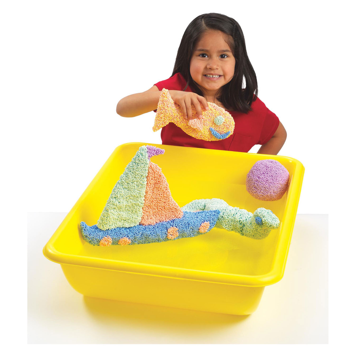 Colorations - Modelleer Foam Kralenklei - Set van 7