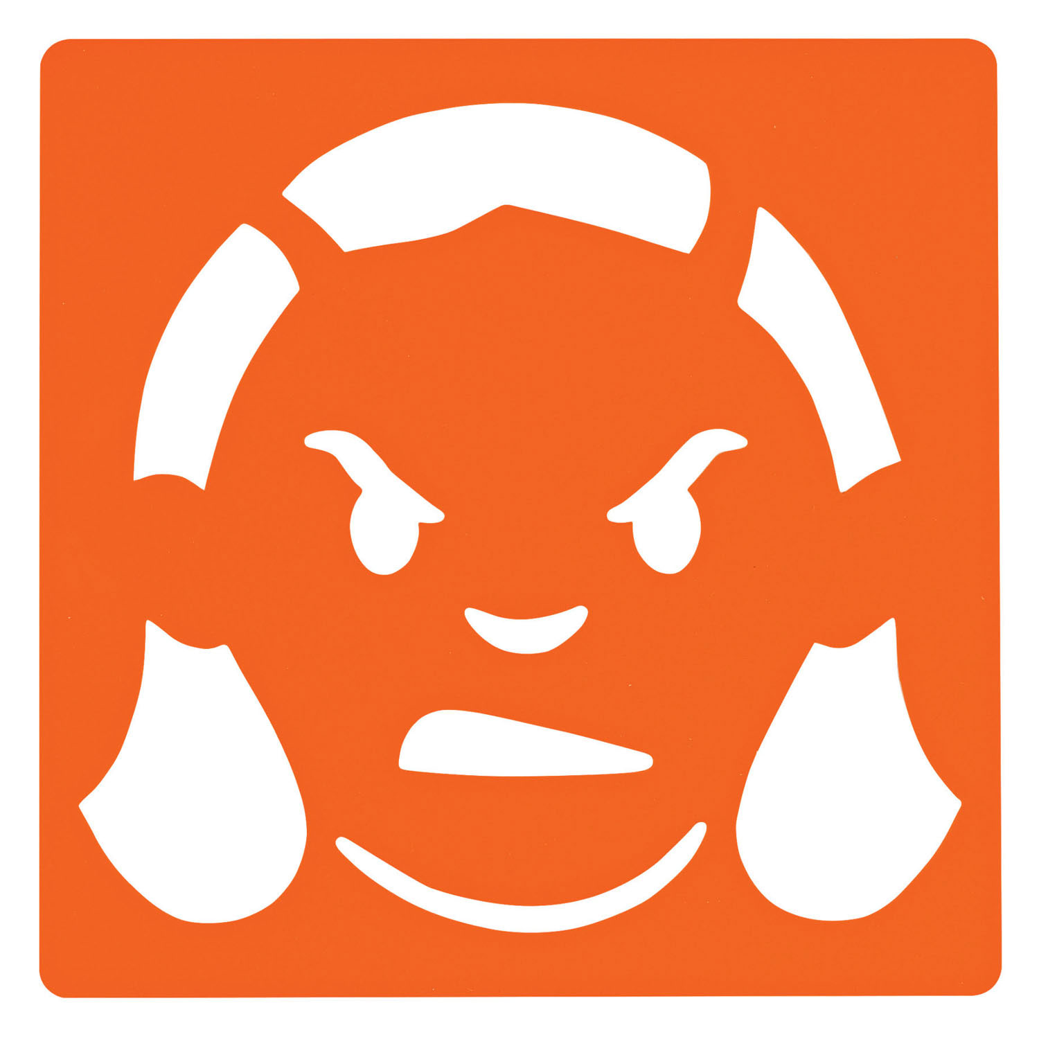 Colorations - Pochoirs d'émotions réutilisables - 6 pièces.