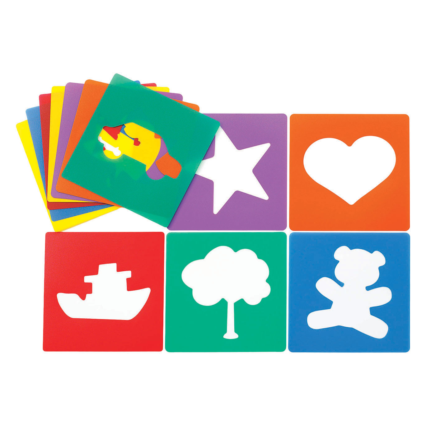 Colorations - Herbruikbare Tekensjablonen - 12st.