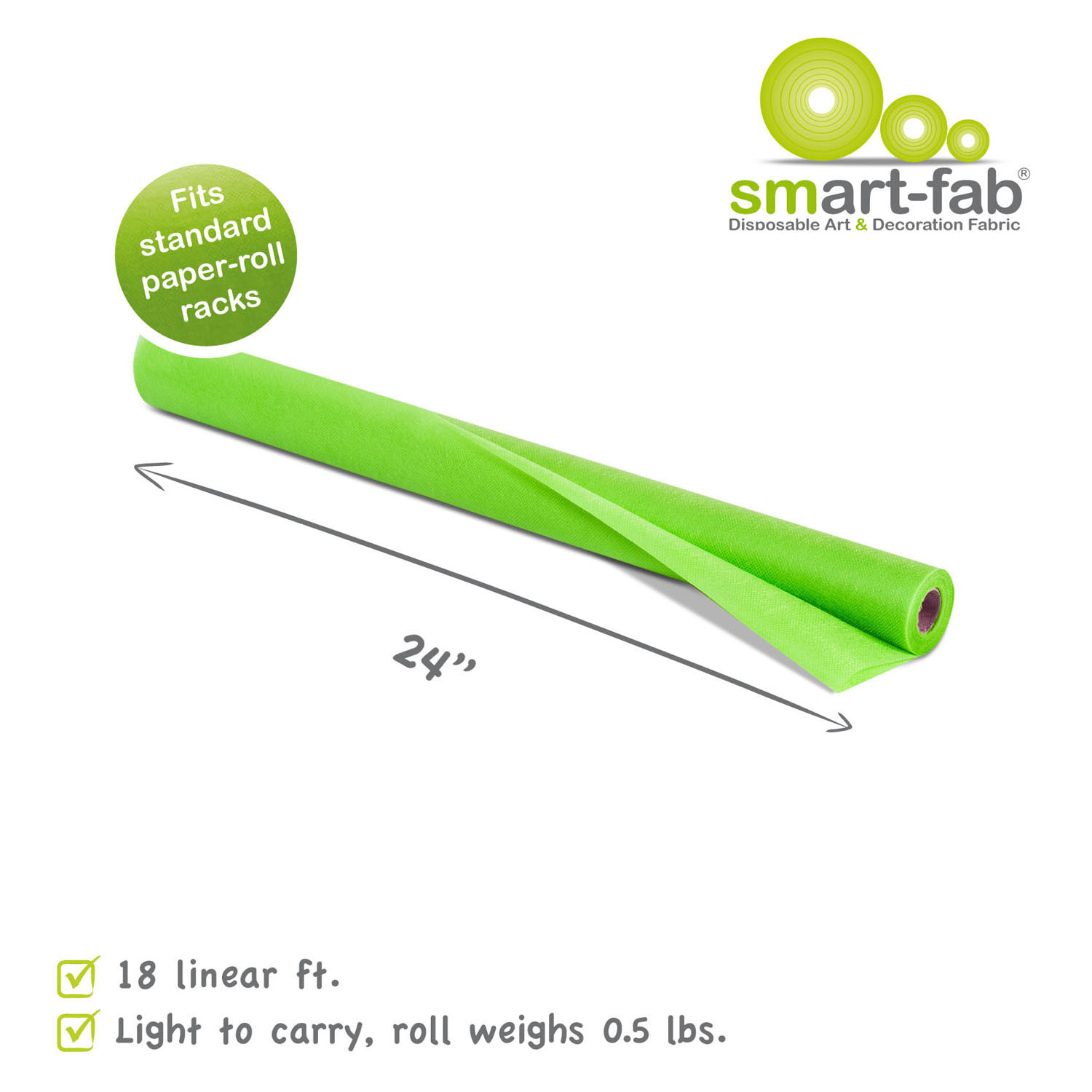 Smart Fab Rol 0,61 x 5,5 m - Groen