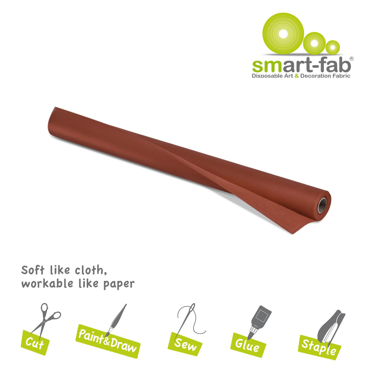 Smart Fab Rolle 0,61 x 5,5 m - Braun