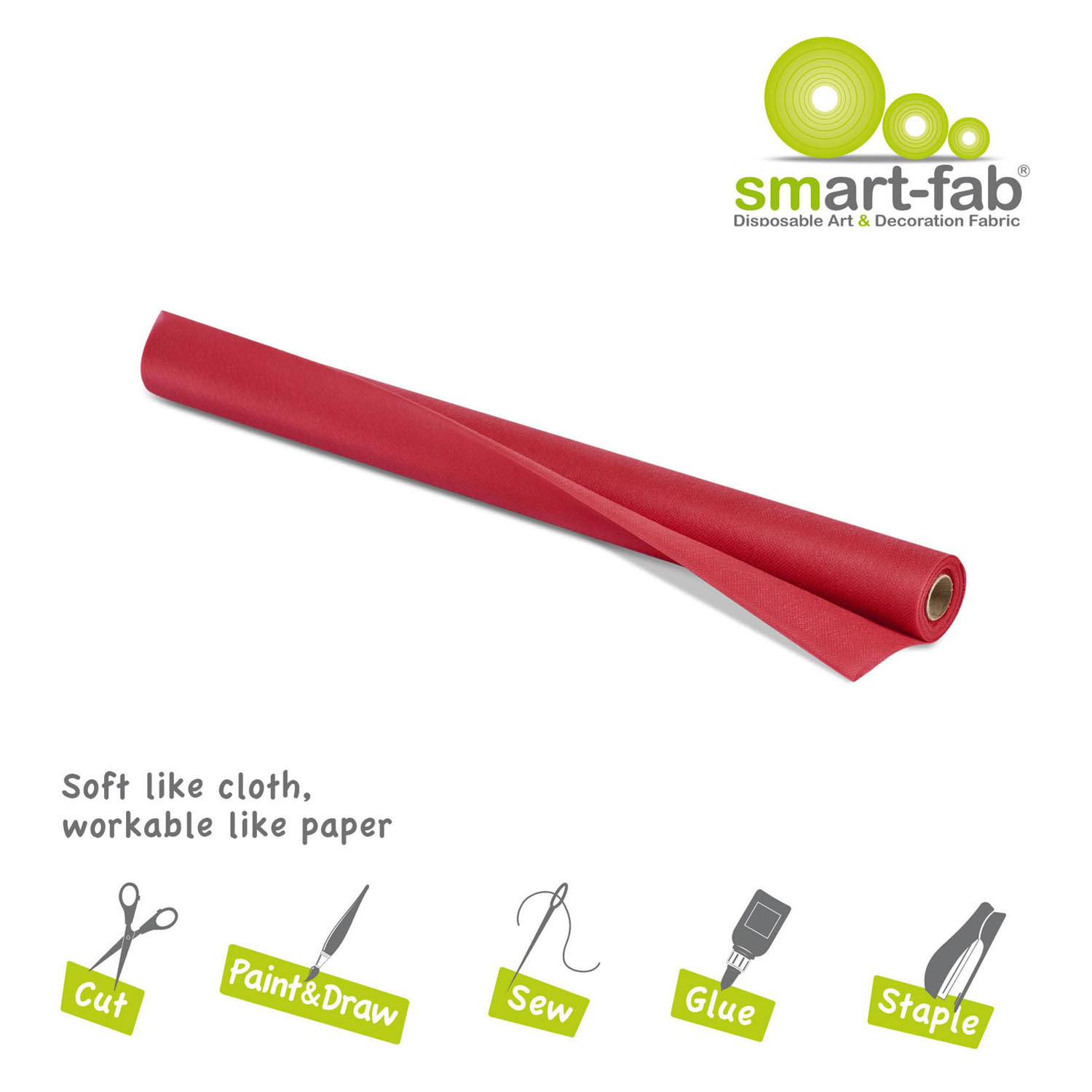 Smart Fab Rol 0,61 x 5,5 m - Rood