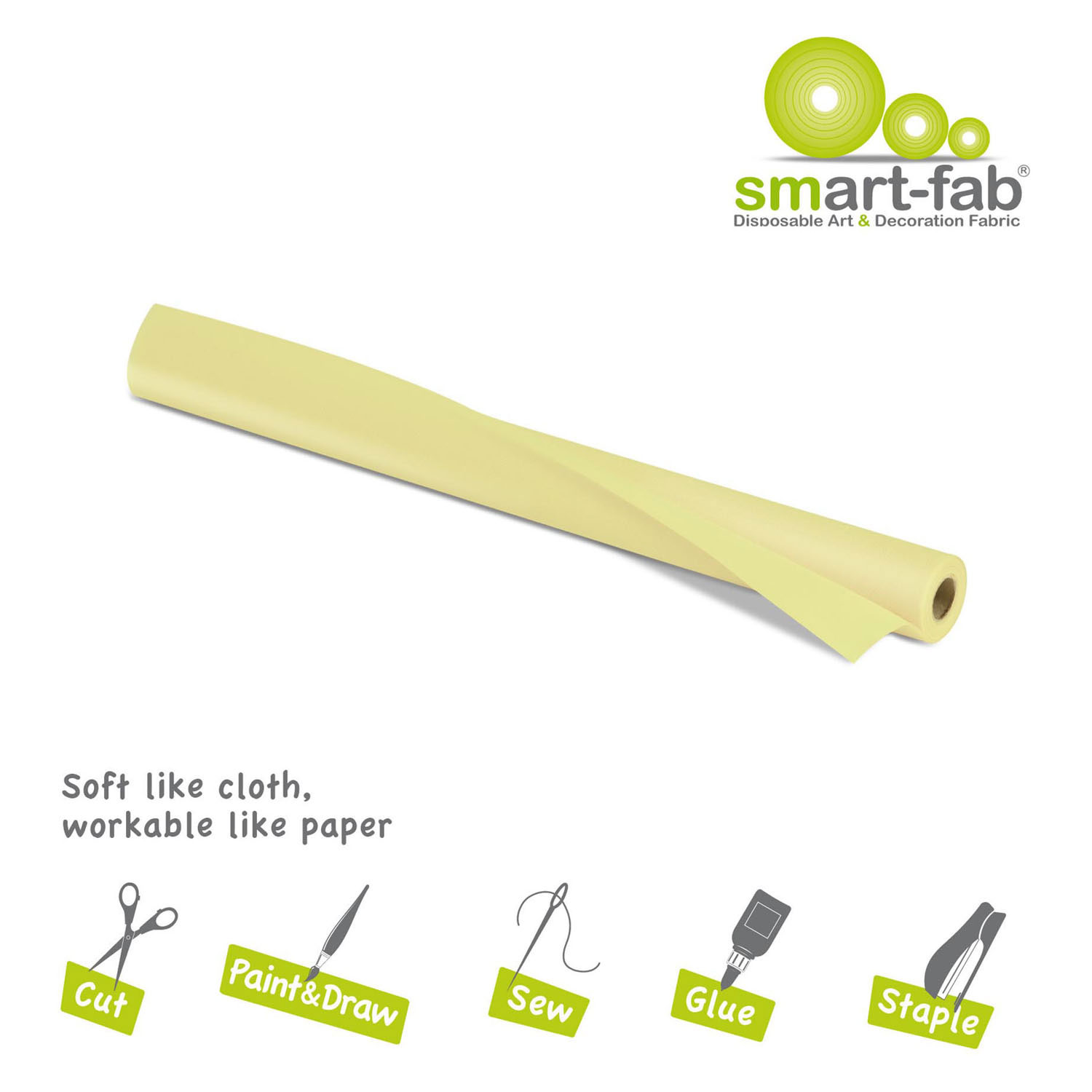 Smart Fab Rol 0,61 x 5,5 m - Creme