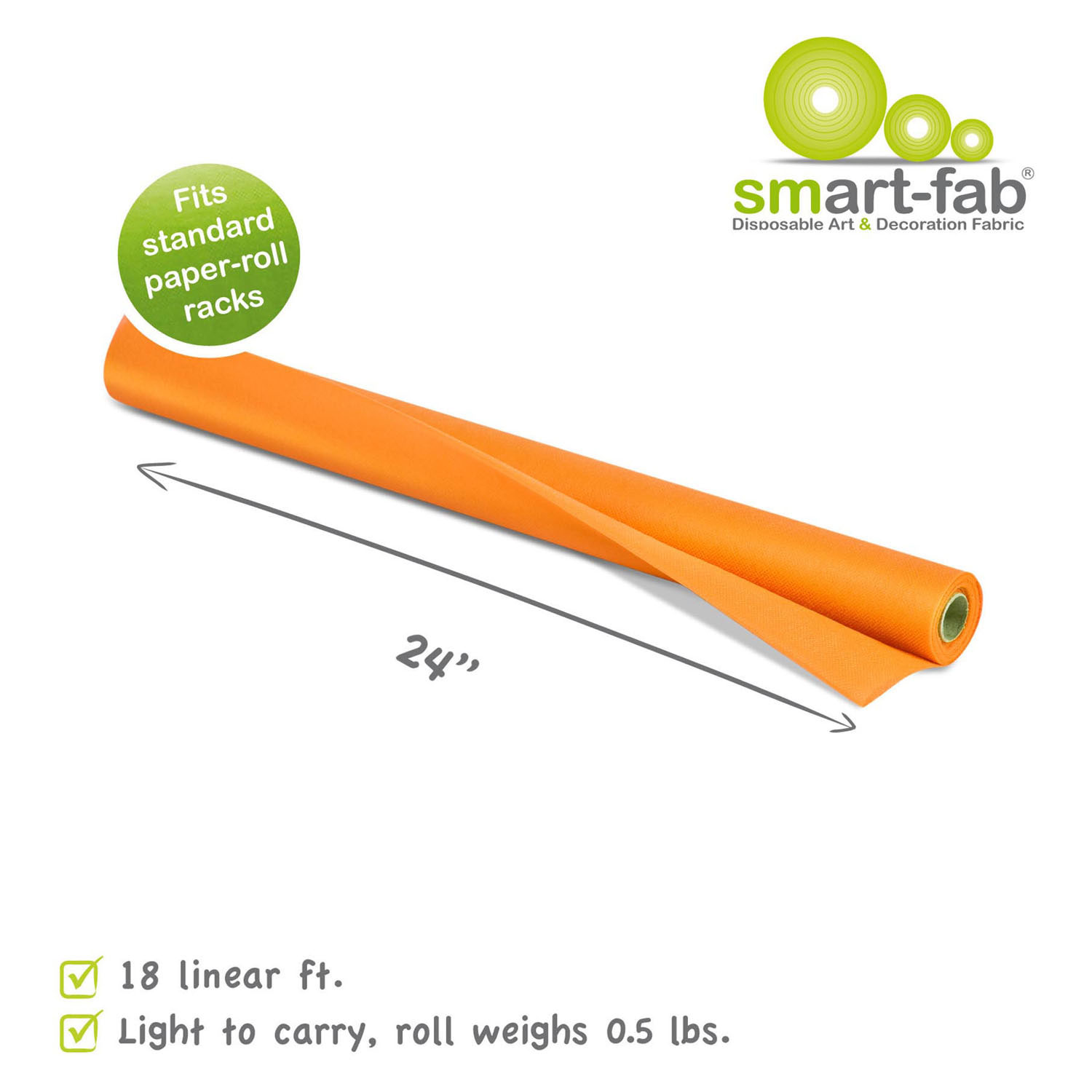 Rouleau Smart Fab 0,61 x 5,5 m - Orange