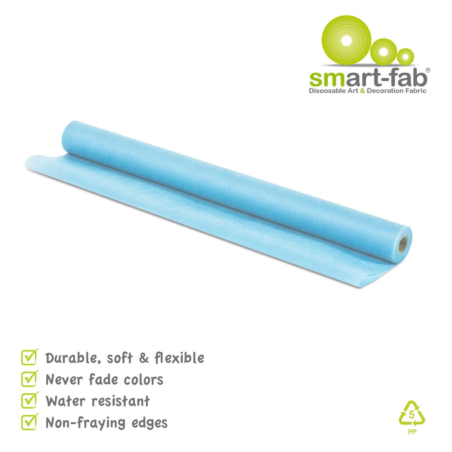 Rouleau Smart Fab 0,61 x 5,5 m - Bleu ciel