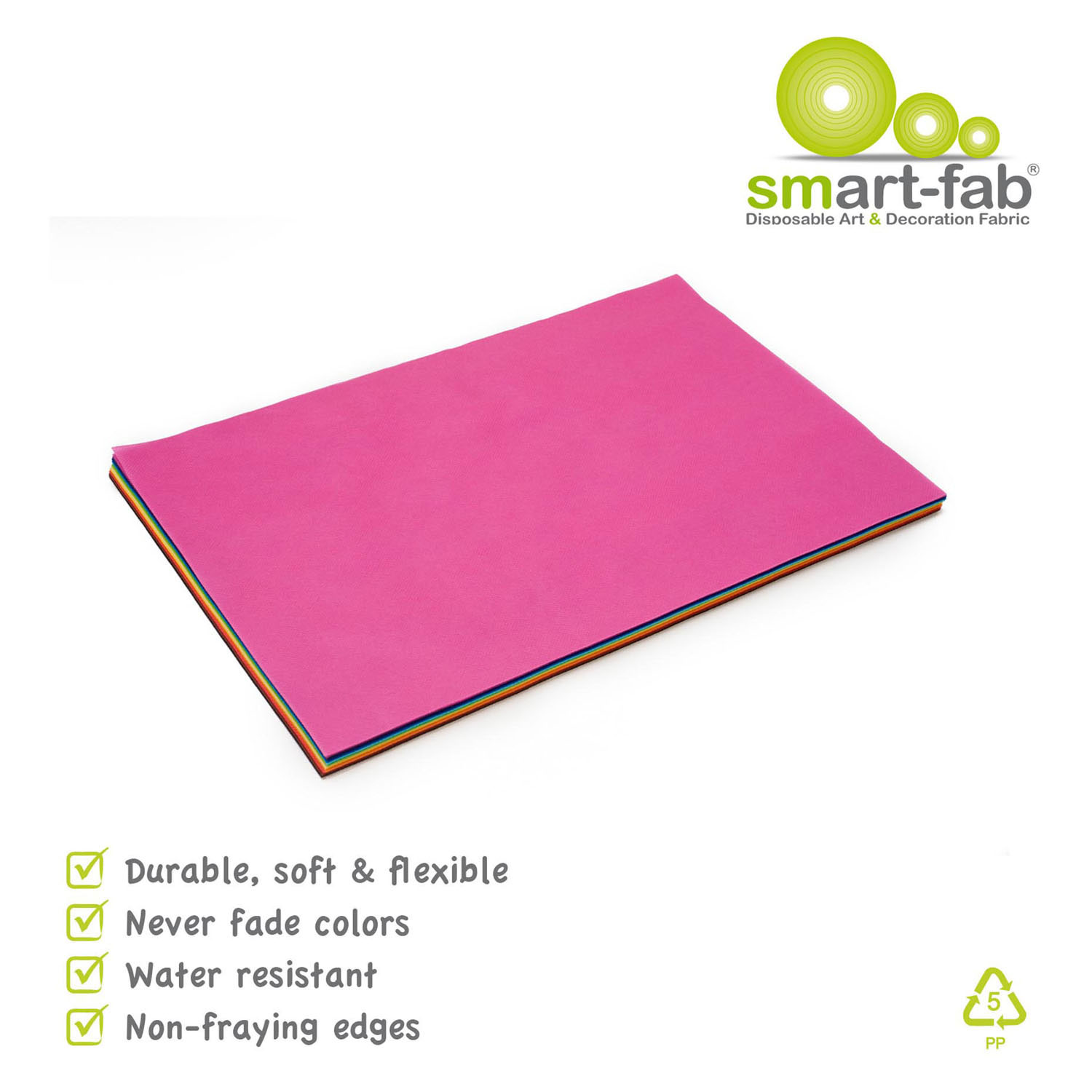 Feuilles Smart-Fab 22,9 x 30,5 cm - 45 pièces.