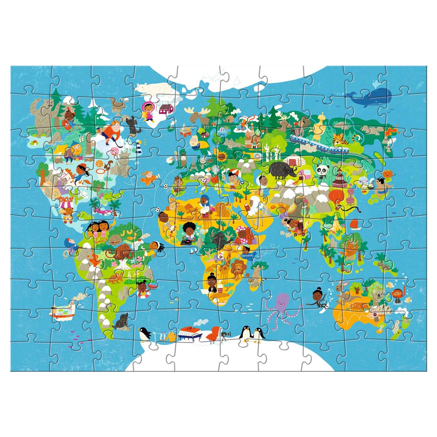 Haba Puzzel Wereldkaart