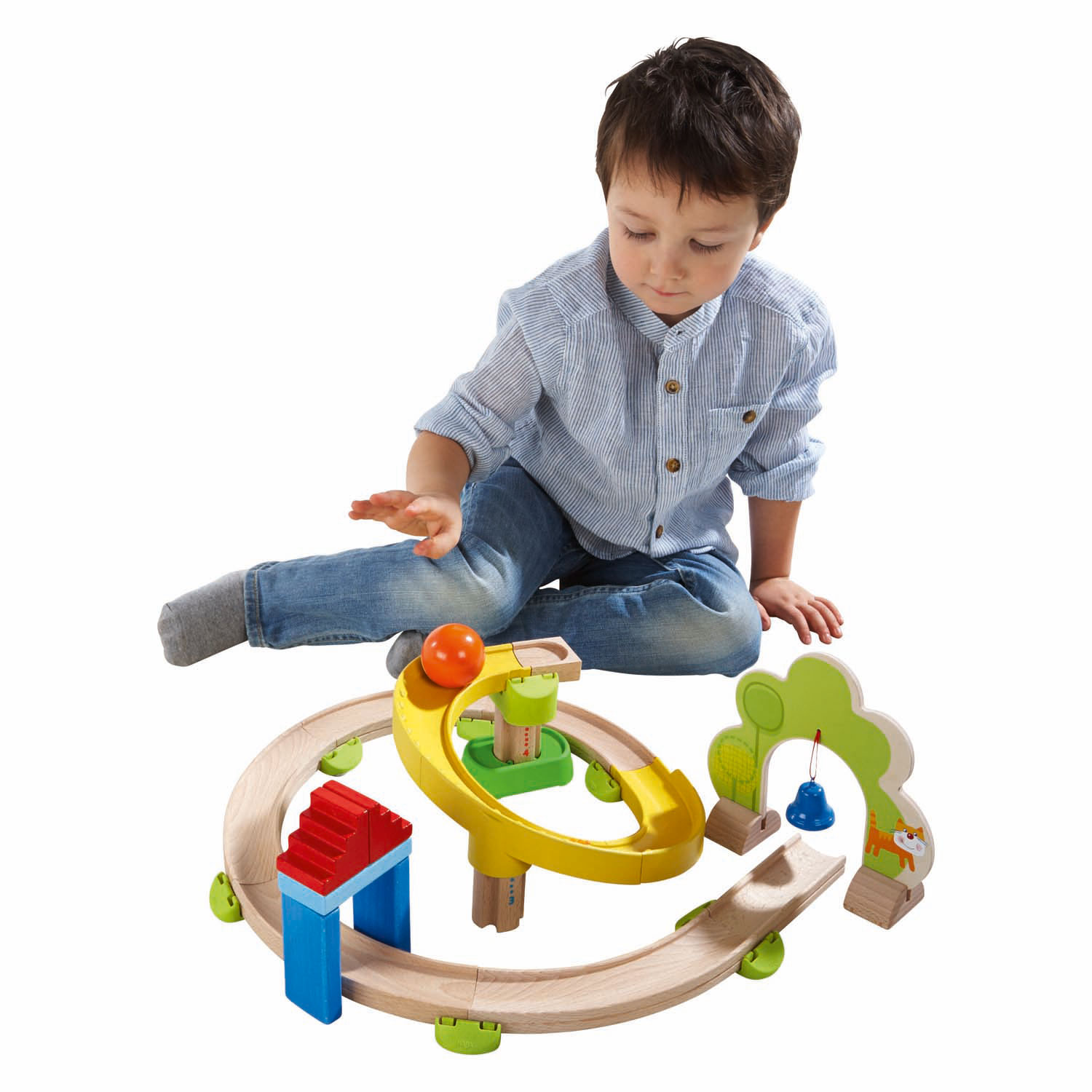 Haba Kullerbu Houten Knikkerbaan - Spiraalbaan