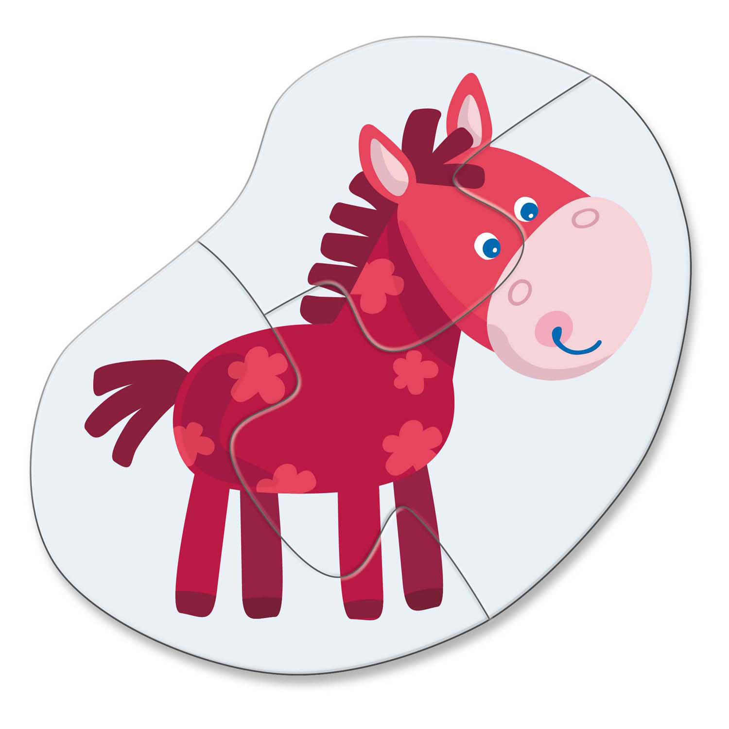 Haba 4 Eerste Puzzels Jonge Dieren