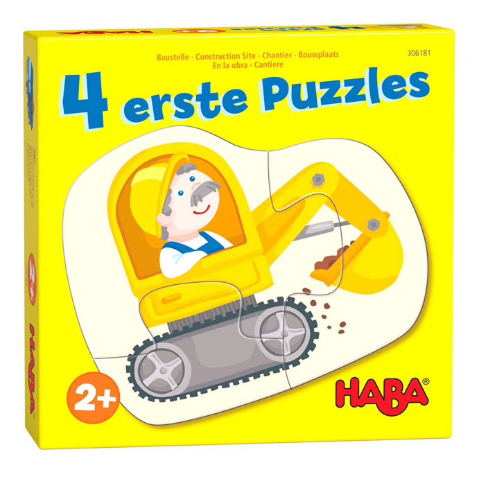 Haba 4 Eerste Puzzels Bouwplaats