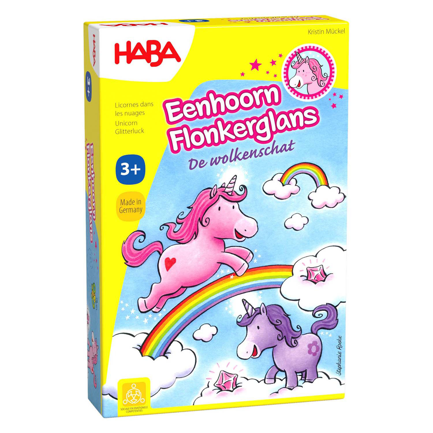 Haba Eenhoorn Flonkerglans De Wolkenschat Bordspel