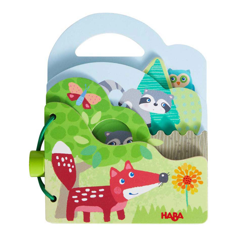 Livre en bois pour bébé Haba Animaux de la forêt