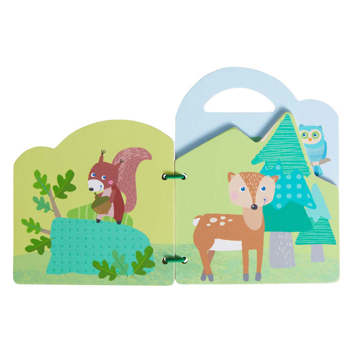 Livre en bois pour bébé Haba Animaux de la forêt