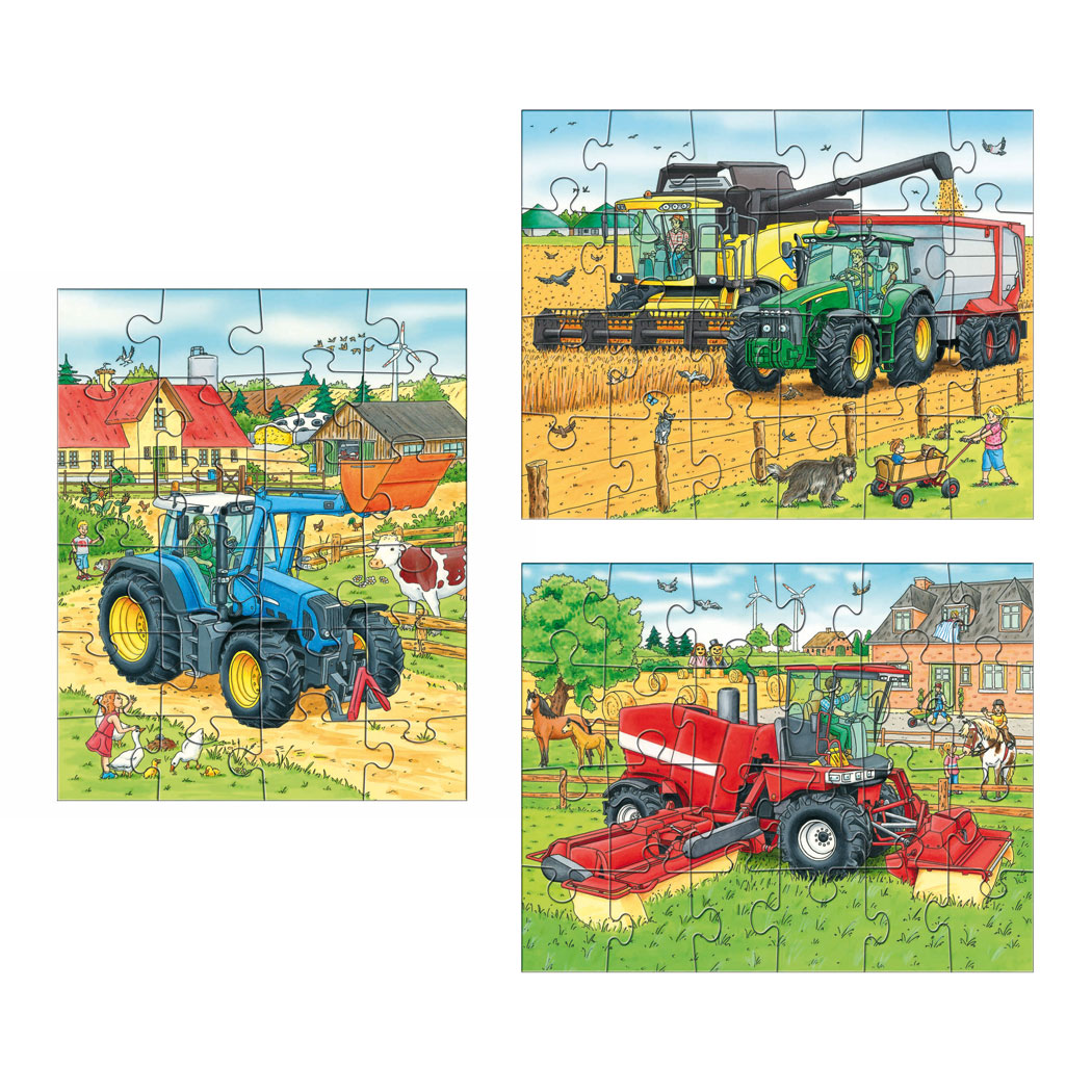 Haba Puzzels Tractor & Co.