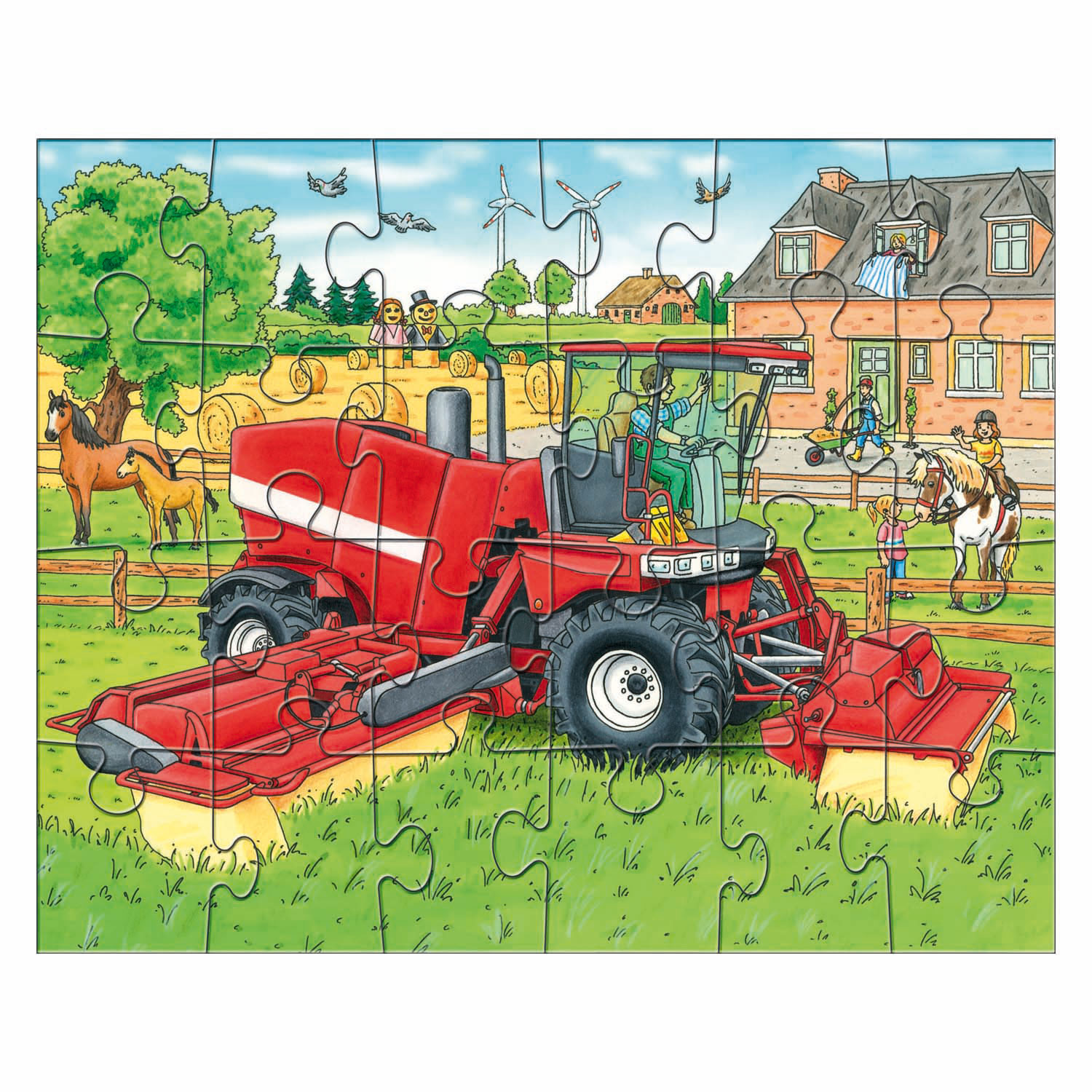 Haba Puzzels Tractor & Co.