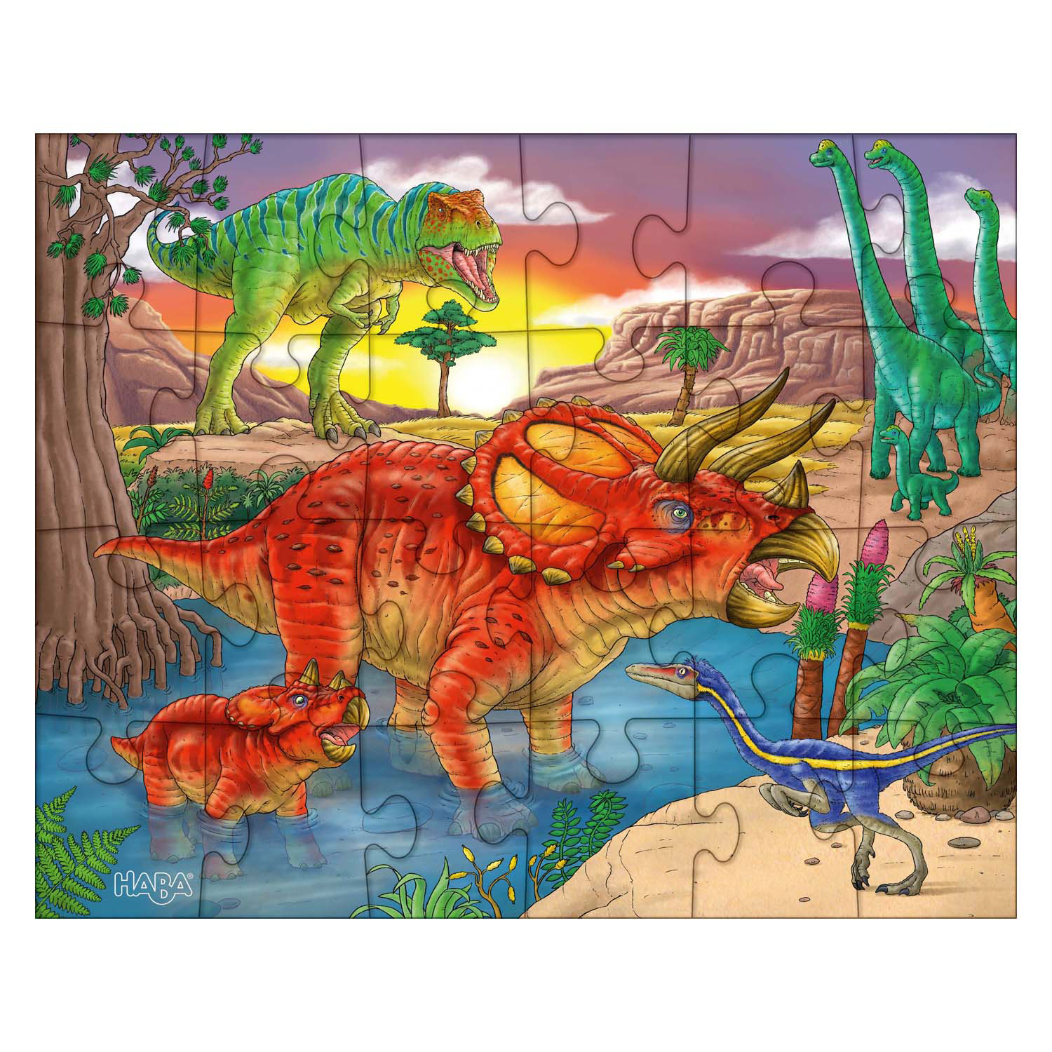 Haba Puzzels Dinosaurussen