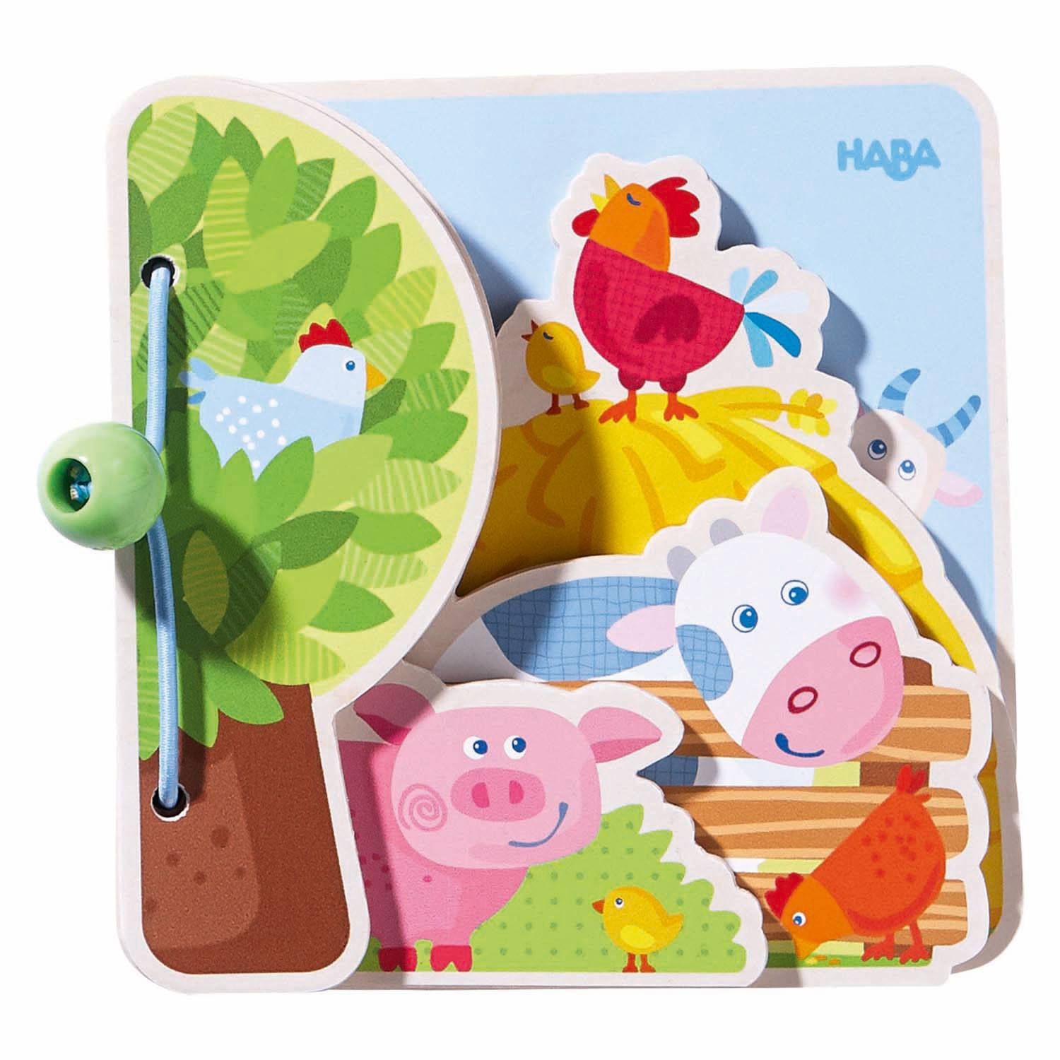 Haba Houten Babyboek Boerderijvrienden
