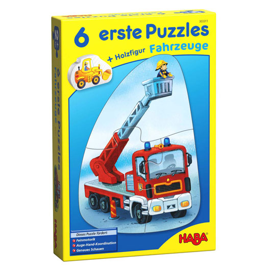 Haba 6 Eerste Puzzels Voertuigen