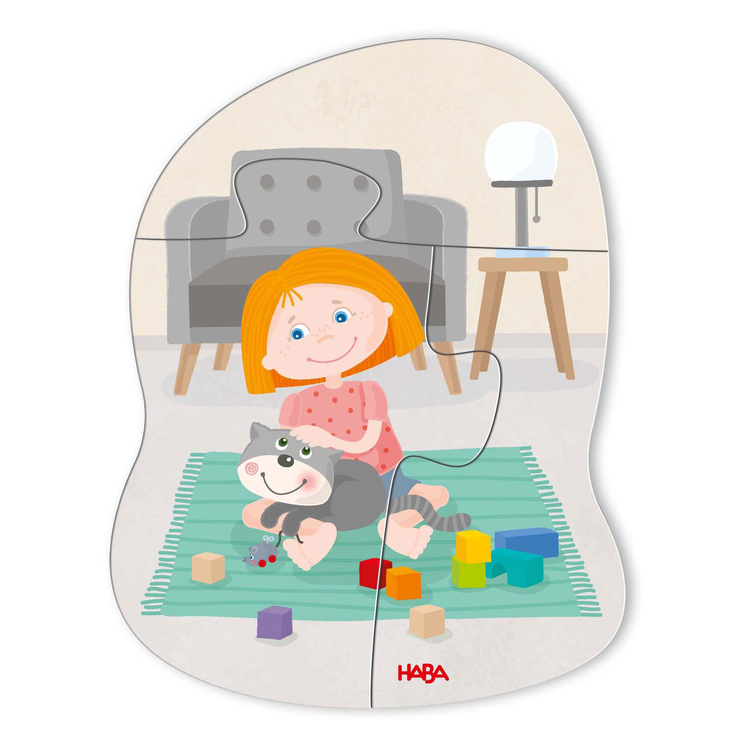 Haba 6 Eerste Puzzels Huisdieren