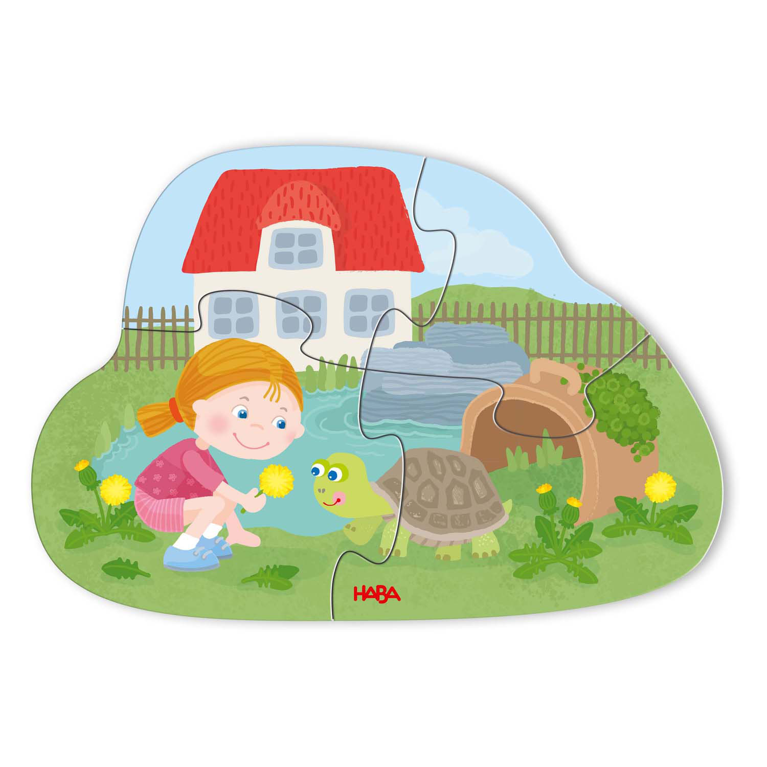 Haba 6 Eerste Puzzels Huisdieren