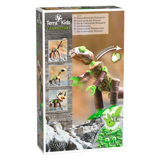 Haba Terra Kids Verbindungsstück-Bausatz Dinosaurier