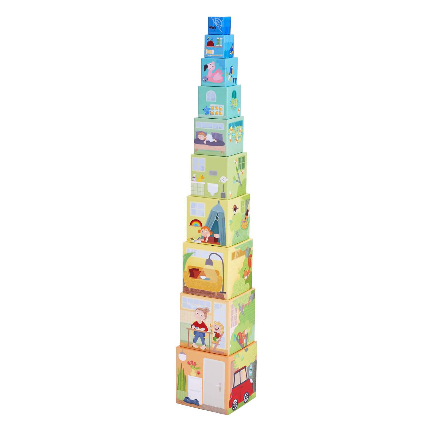 Haba Stapelblokken Mijn Thuis Balansspel