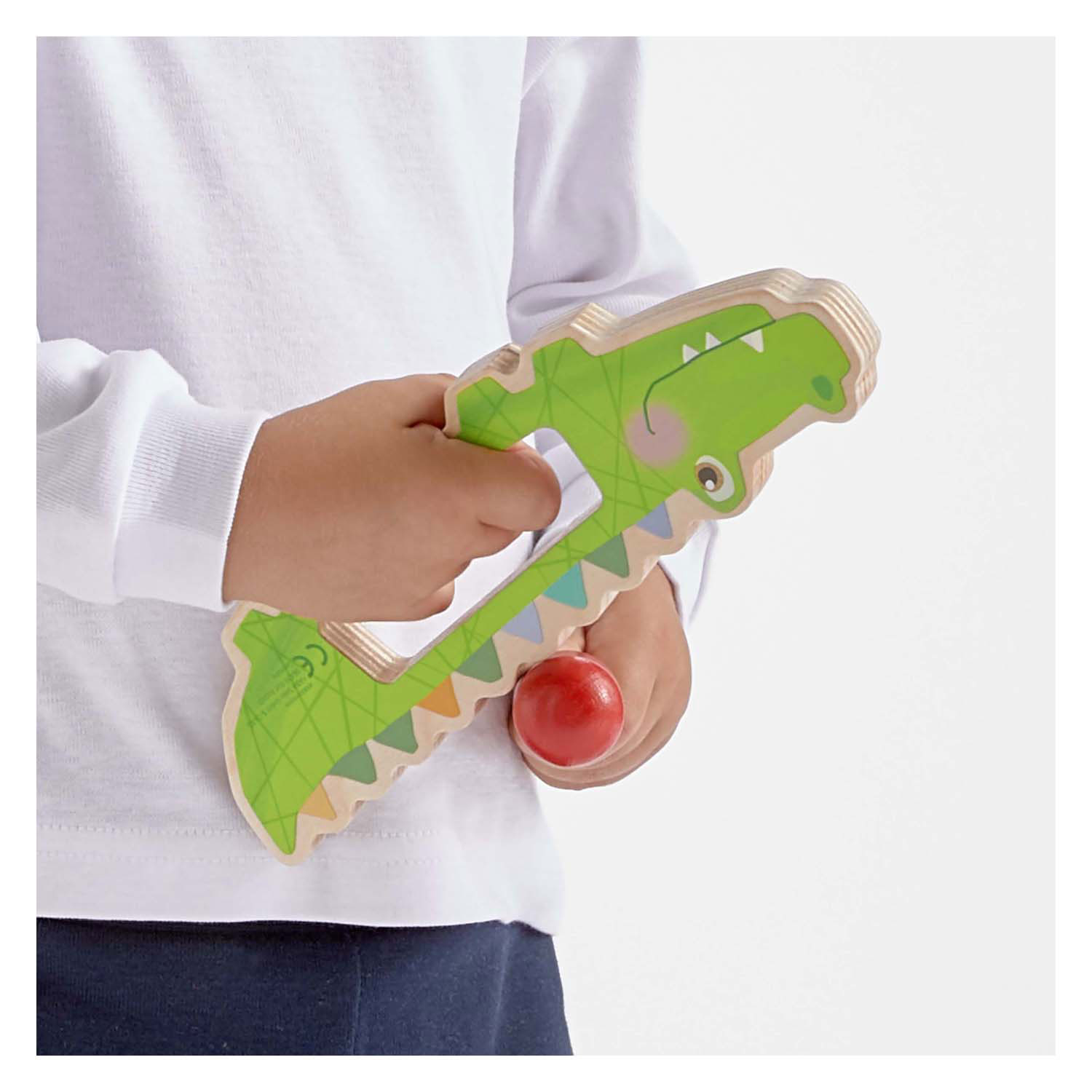 Haba Guiro Krokodil Houten Muziekinstrument