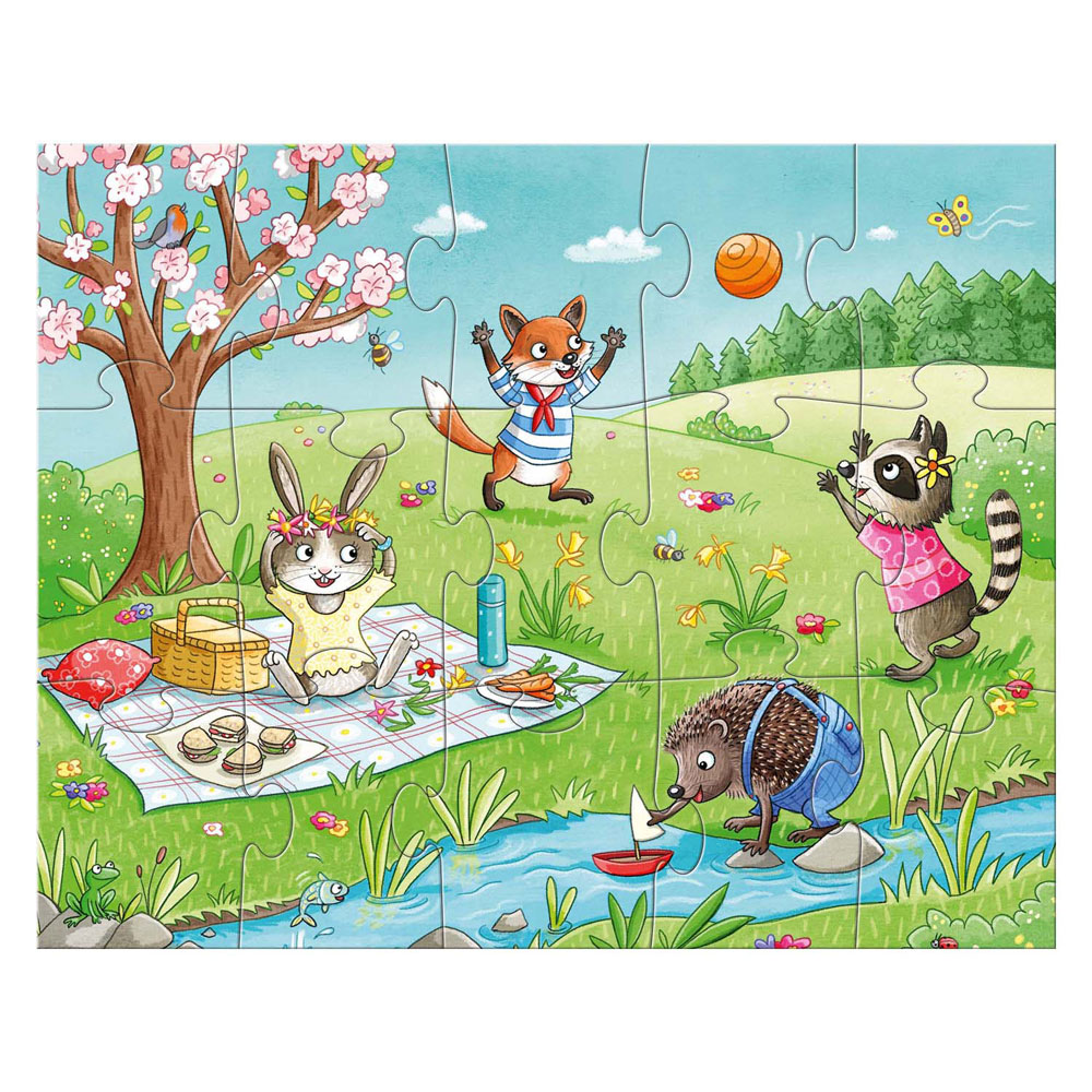 Haba Puzzels De Seizoenen, 4in1