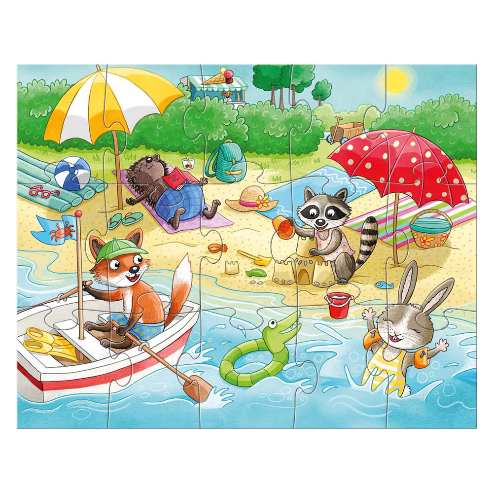 Haba Puzzels De Seizoenen, 4in1
