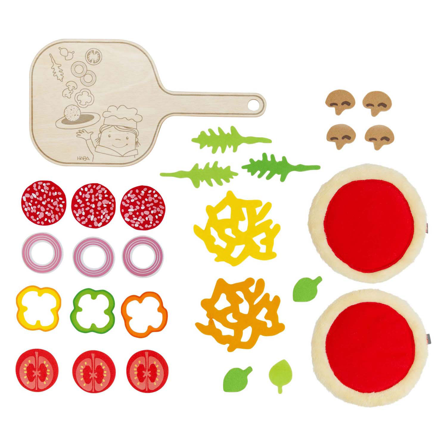 Haba Creative Play Pizzaset met Plankje