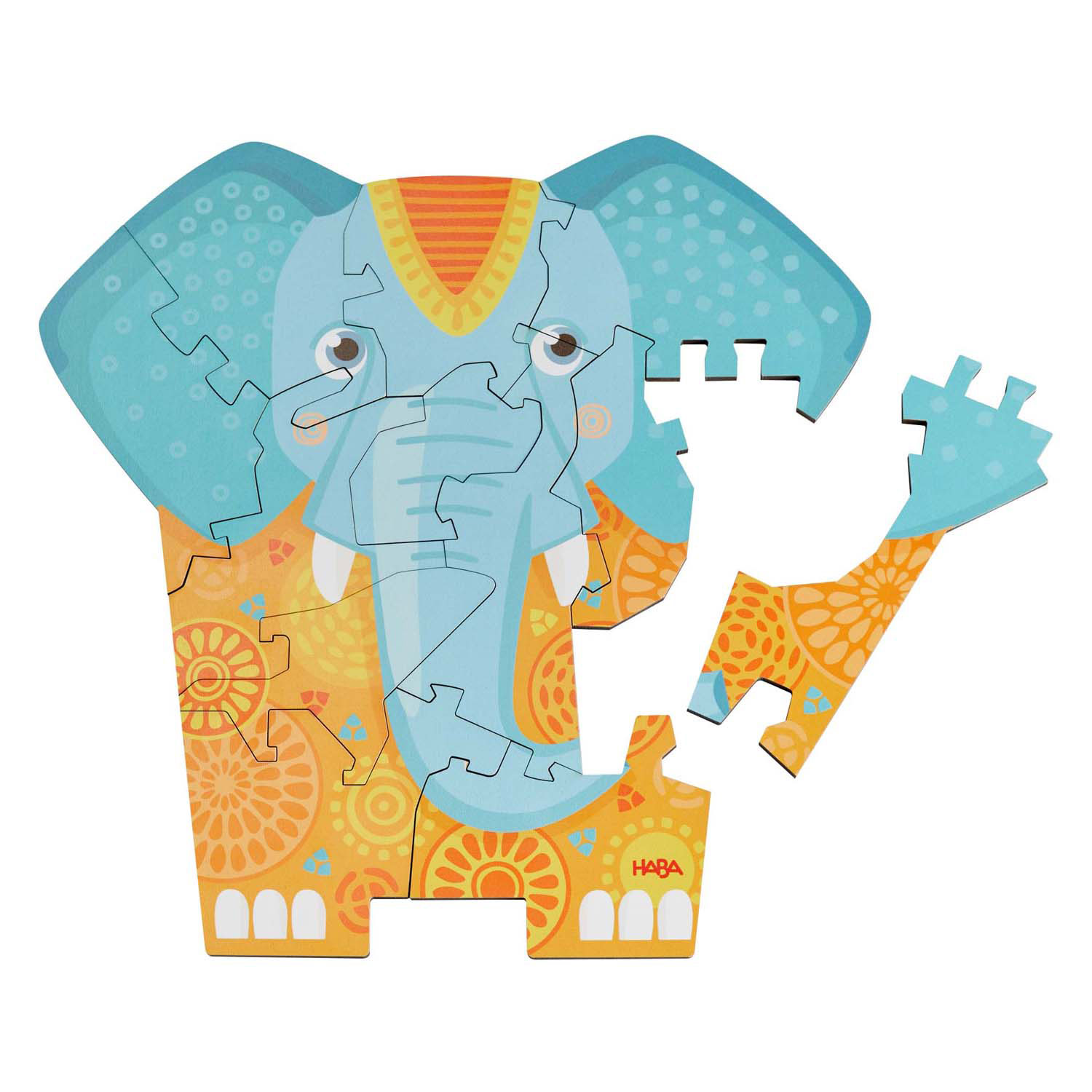 Haba 2in1 Puzzel Olifant