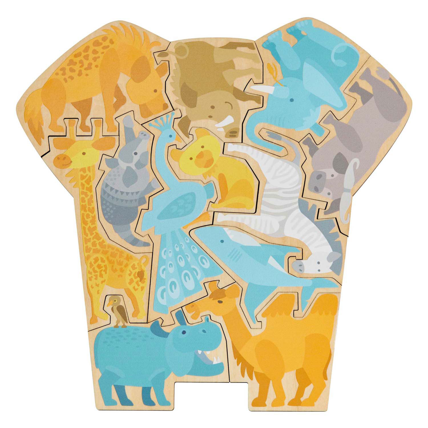 Haba 2in1 Puzzel Olifant