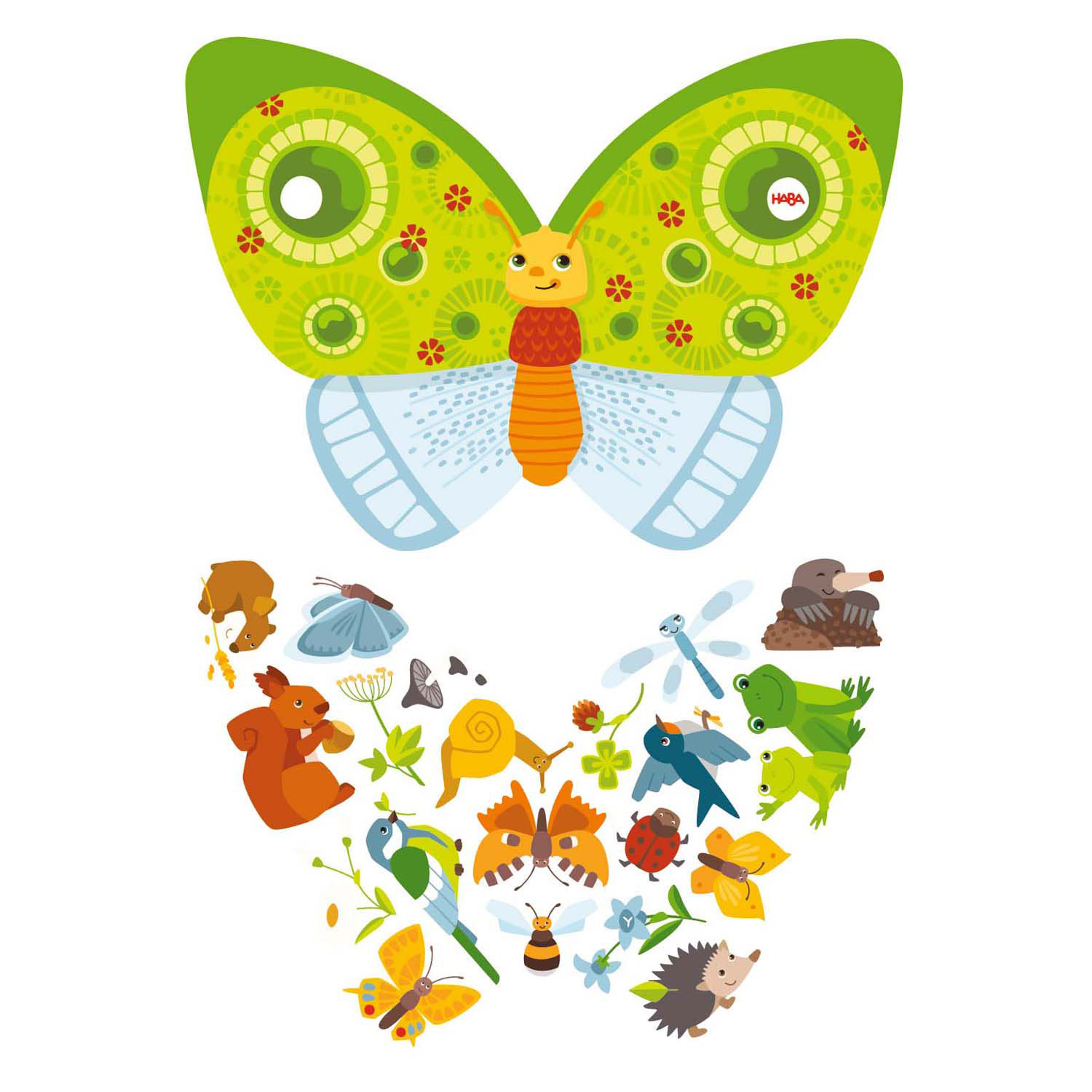 Haba 2in1 Puzzel Vlinder