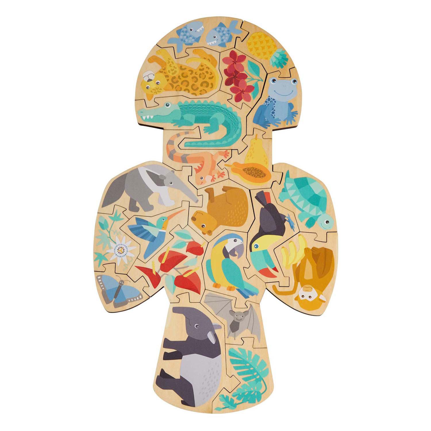 Haba 2in1 Puzzel Papegaai