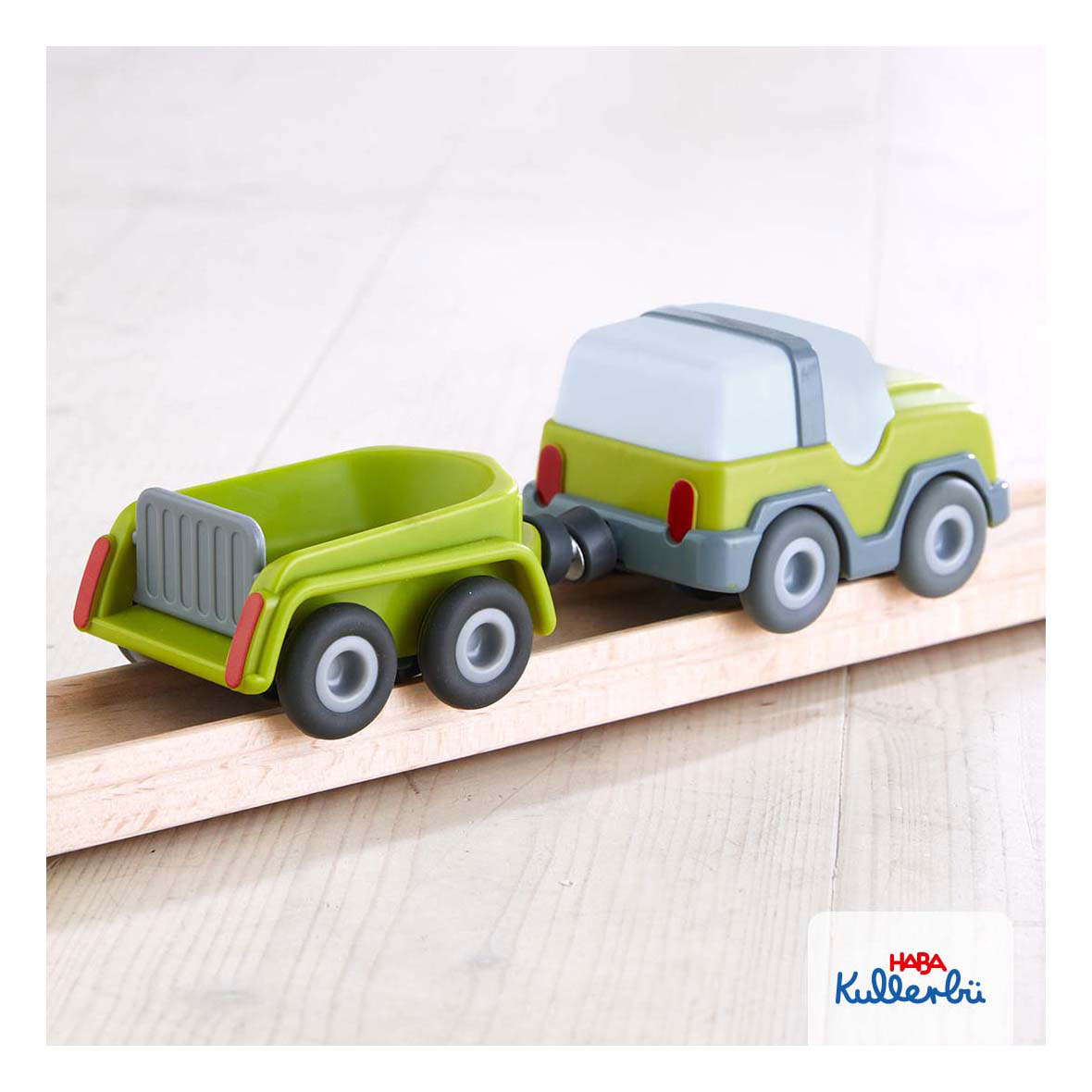 Haba Cars Terreinwagen met Aanhanger