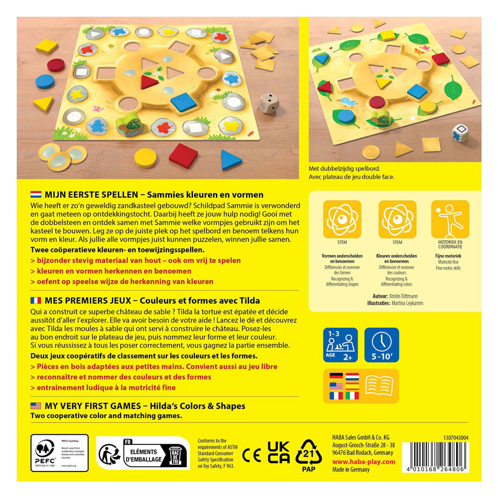 Haba Spiel Meine ersten Spiele Sammies Farben und Formen