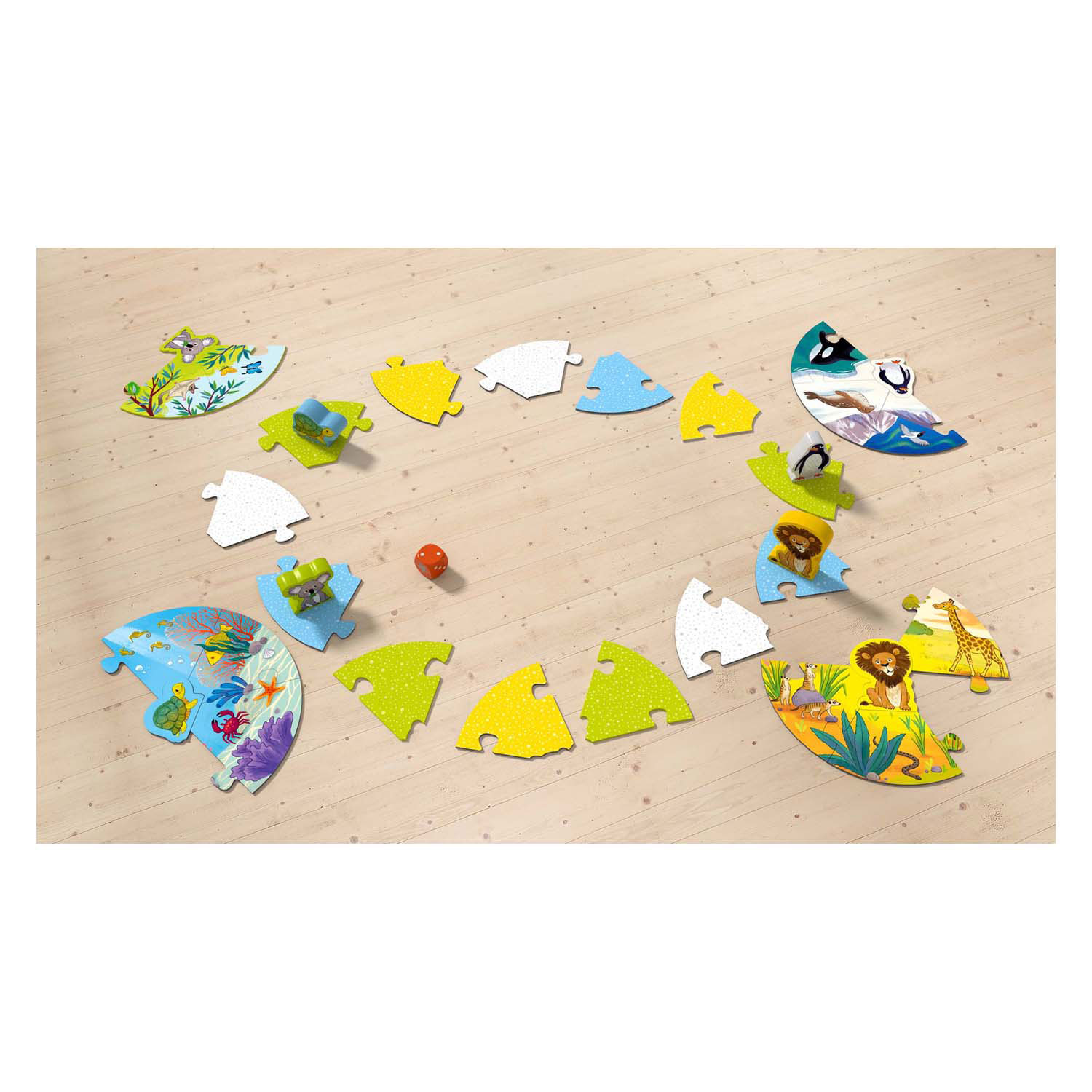Haba Spiel Wo wohnen der Löwe und seine tierischen Freunde?