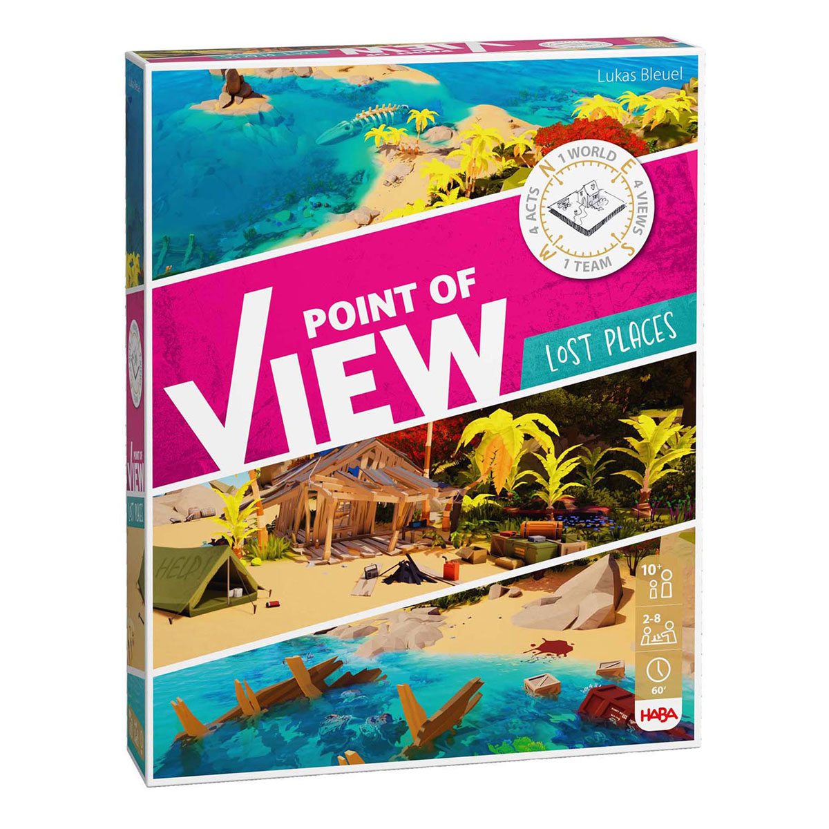 Haba Point of View Lost Places Brettspiel