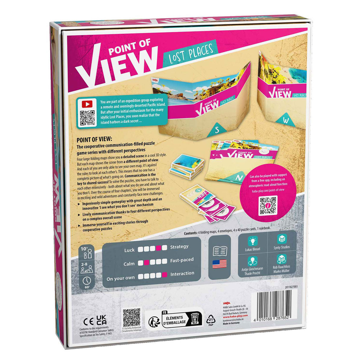 Haba Point of View Lost Places Brettspiel