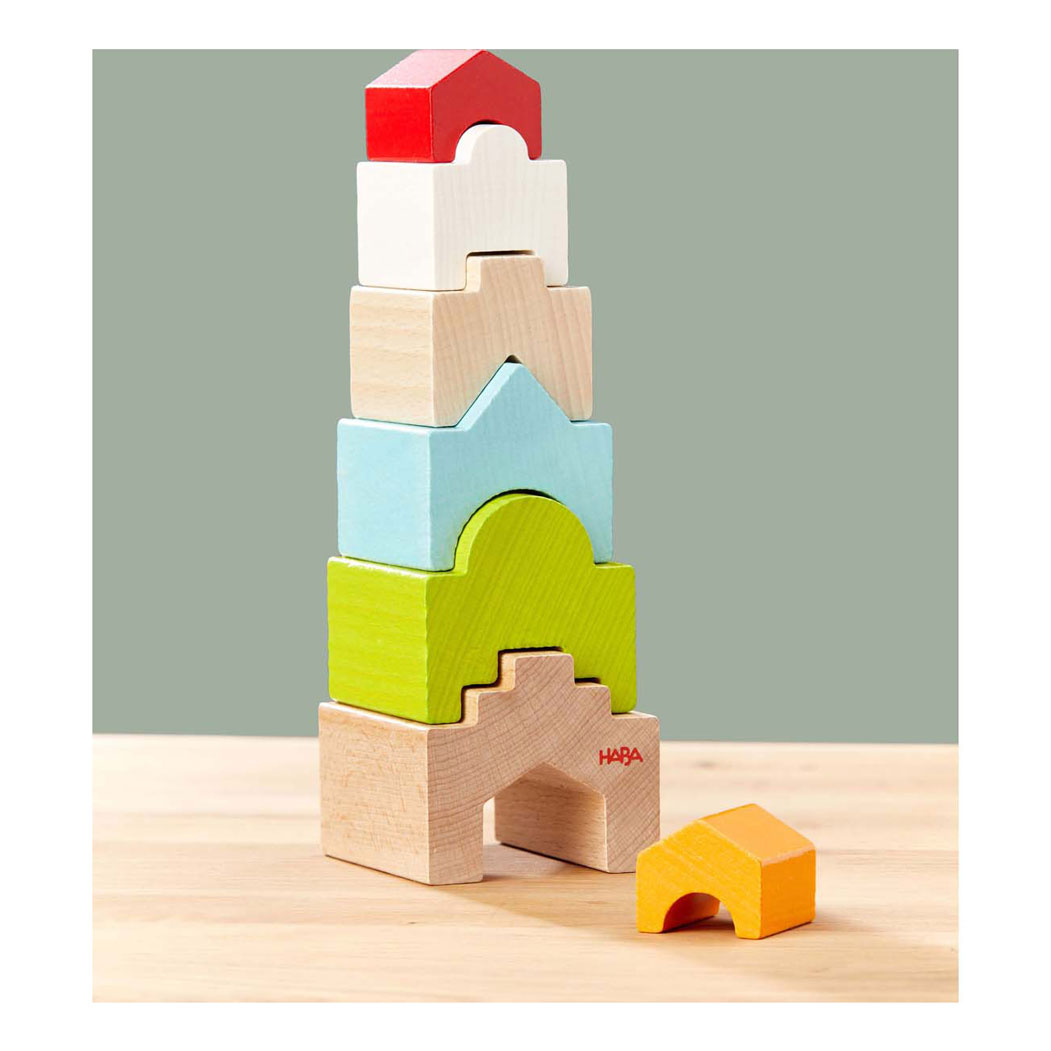 Haba Maison sur maison en bois empilable