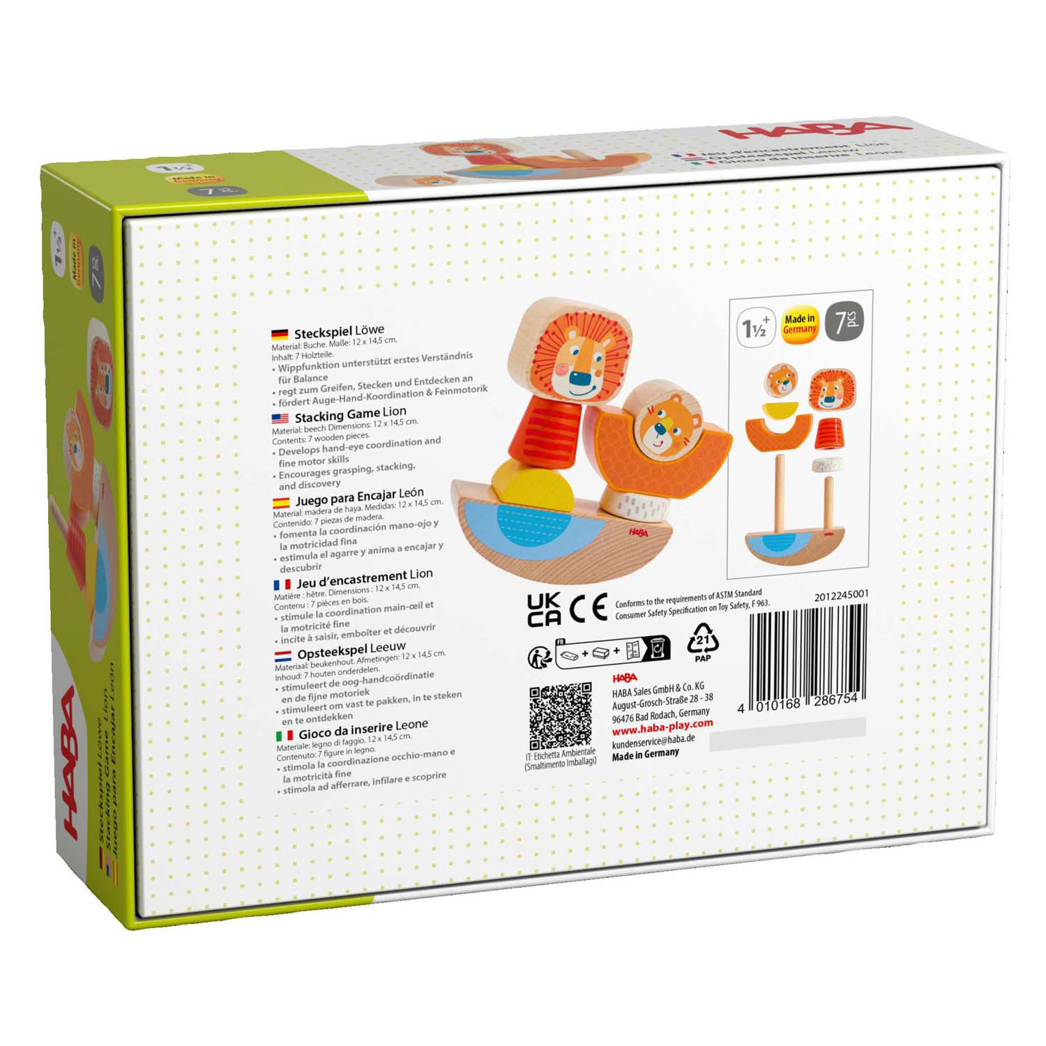 Haba Opsteekspel Leeuw
