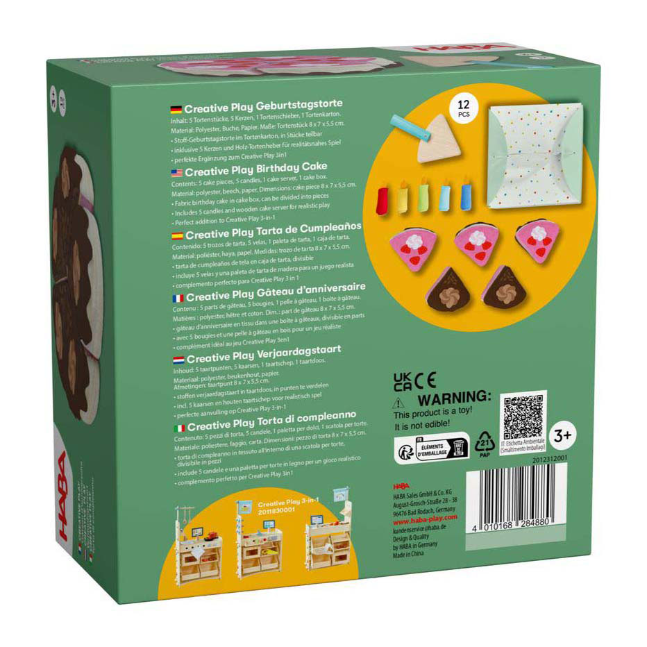 Haba Creative Play - Verjaardagstaart