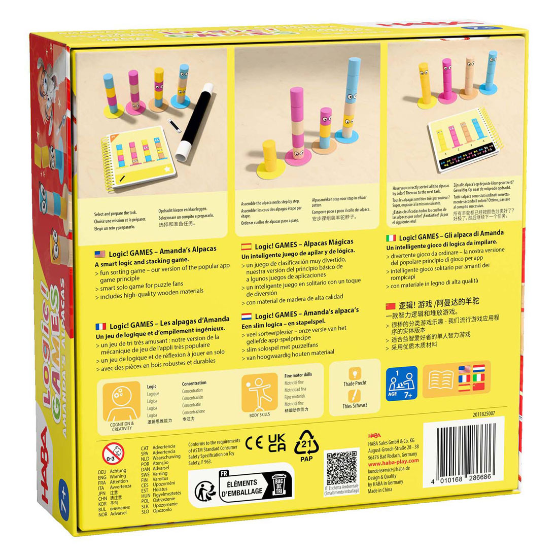 Haba Amandas Alpacas Denkspel